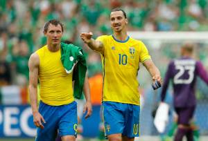 Suecia e Irlanda igualan 1-1 por el grupo E de la Eurocopa