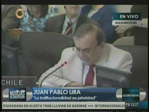 Chile se apega al llamado al desarme hecho por Zapatero como eje para el diálogo en Venezuela