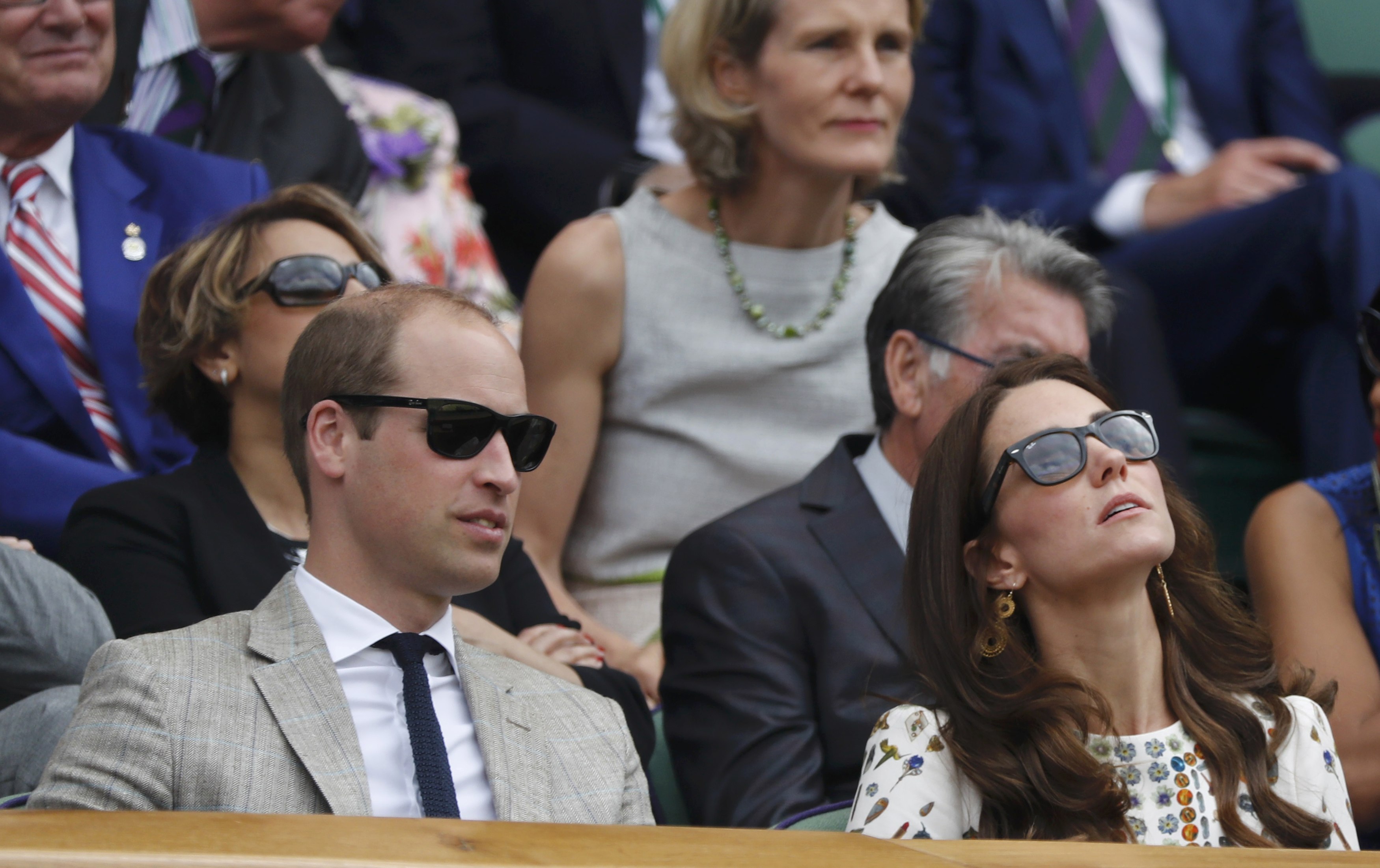 Los duques de Cambridge y excampeones asisten a la final de Wimbledon