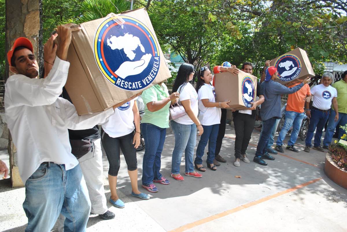 Rescate Venezuela entrega donativos a la fundación San Vicente de Paul en Cumaná