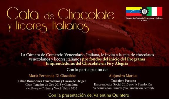 Cavenit finaliza en Caracas el “Tour de Catas de Chocolates Venezolanos y Licores Italianos”