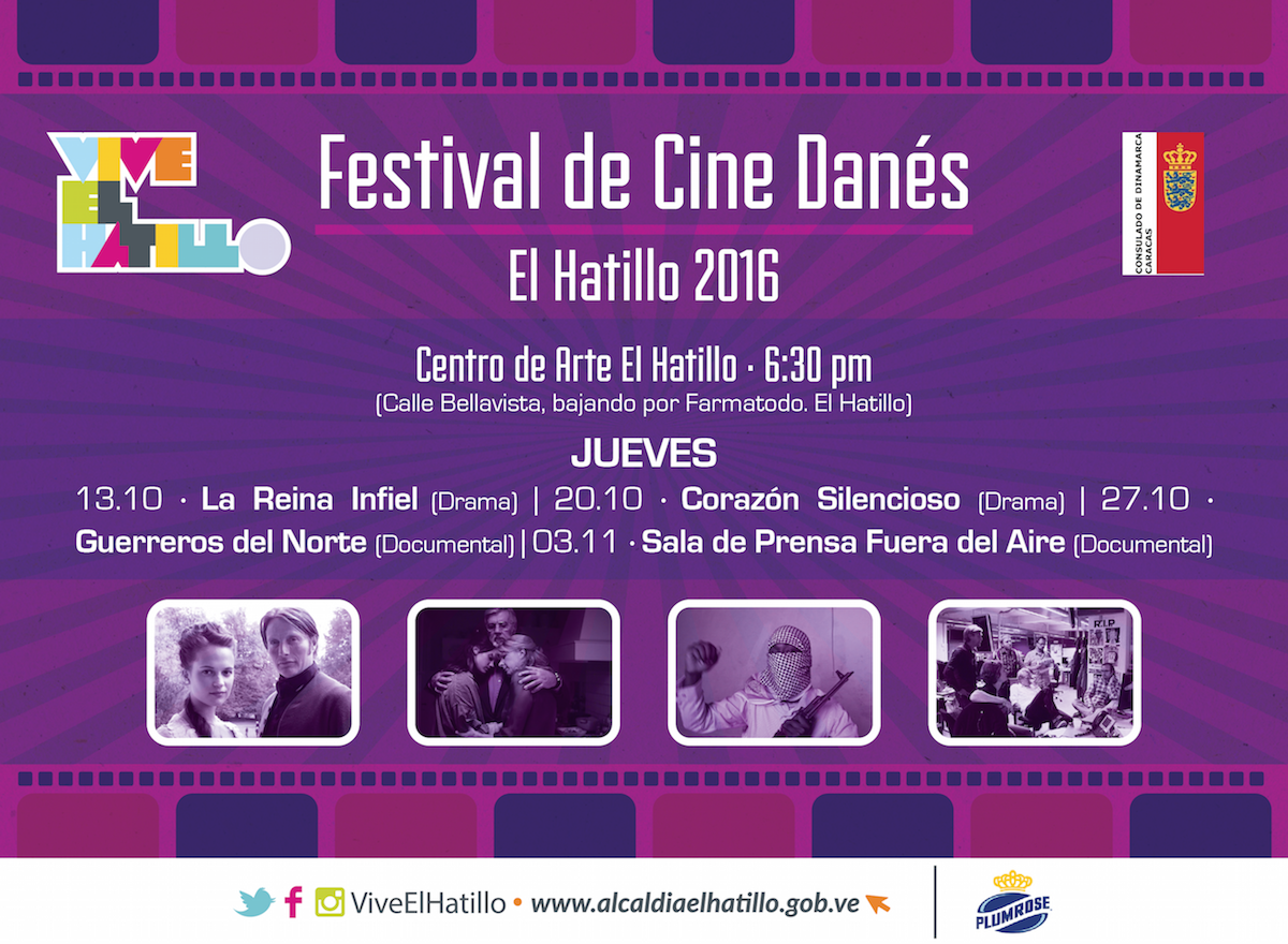 Lo mejor de Dinamarca llega a El Hatillo con el Festival de Cine Danés