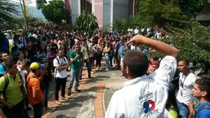 Estudiantes de la ULA en el estado Mérida realizan asamblea de estudiantes