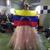 Con la bandera de Venezuela, Edymar Martínez se despidió del #MissInternational2016 (fotos)