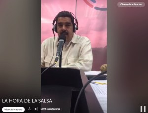 Maduro no arrasa ni en Periscope: Hora de la Salsa alcanza solo a 1.194 espectadores