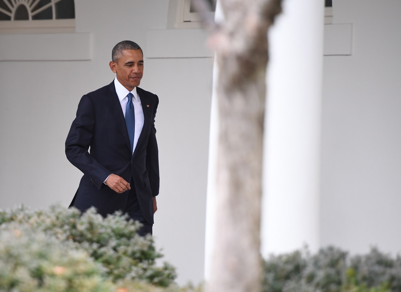 Barack Obama dejó el Salón Oval de la Casa Blanca (Fotos)