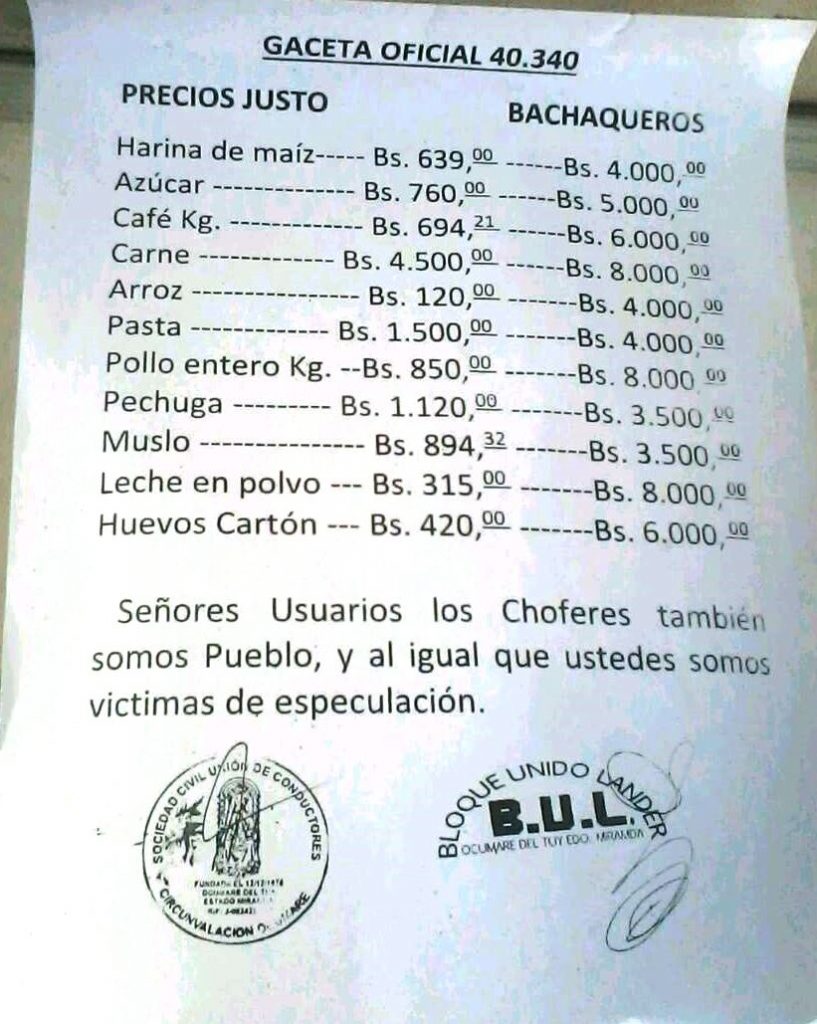 ¿Y las bolsitas Clap?: Transportistas recuerdan precios de los bachaqueros para justificar el aumento