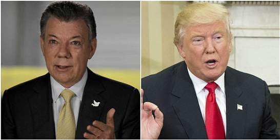 Trump y Santos