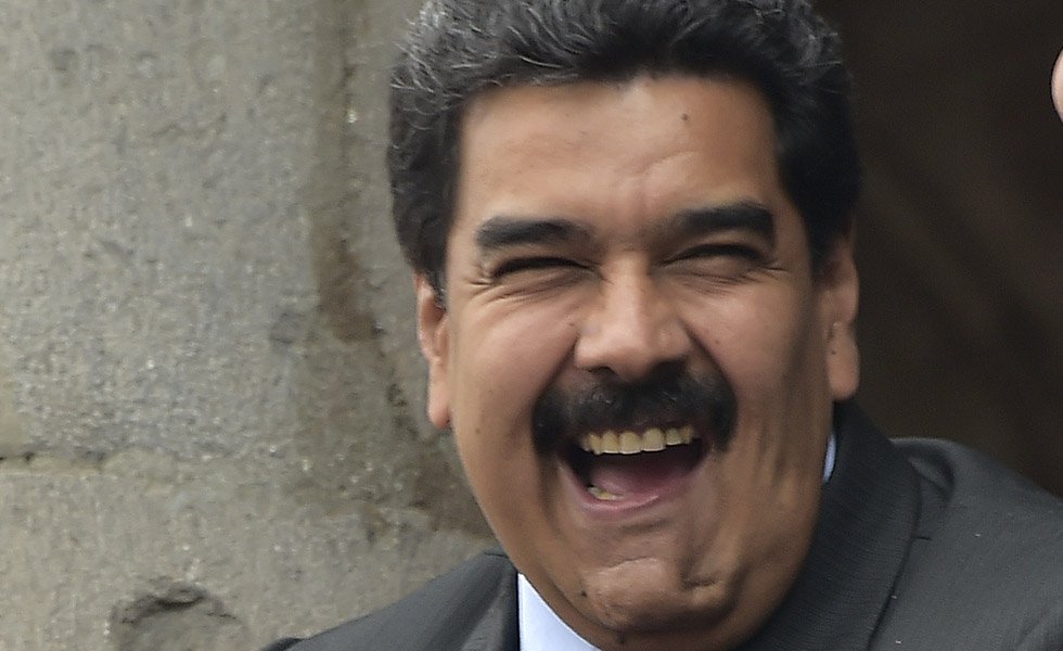 ¡Cara de bloque rajaoo!.. Maduro dice que Caracas “está en paz” en plena manifestación en Altamira