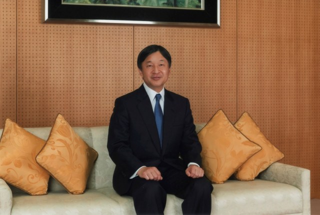 Japan's Crown Prince Naruhito poses for a photo at Togu Palace in Tokyo, Japan February 12, 2017, in this handout photo released by Imperial Household Agency of Japan. Naruhito celebrates his 57th birthday on February 23, 2017. Picture taken February 12, 2017. Imperial Household Agency of Japan via Reuters ATTENTION EDITORS - THIS PICTURE WAS PROVIDED BY A THIRD PARTY. FOR EDITORIAL USE ONLY. NOT FOR SALE FOR MARKETING OR ADVERTISING CAMPAIGNS.