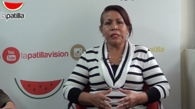 Salvadora Guaraco, presidenta de la ONG Despertar Ciudadano. Foto: Captura de video