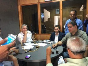 Luis Florido pidió continuar en las calles para defender al alcalde de Iribarren