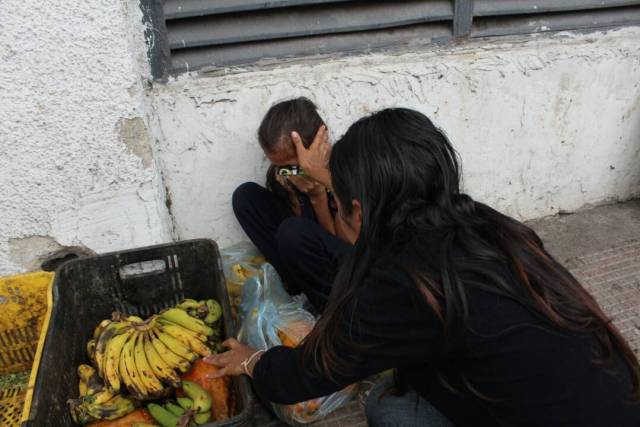 Foto: Afectador por represion en Bello monte / Regulo Gómez  