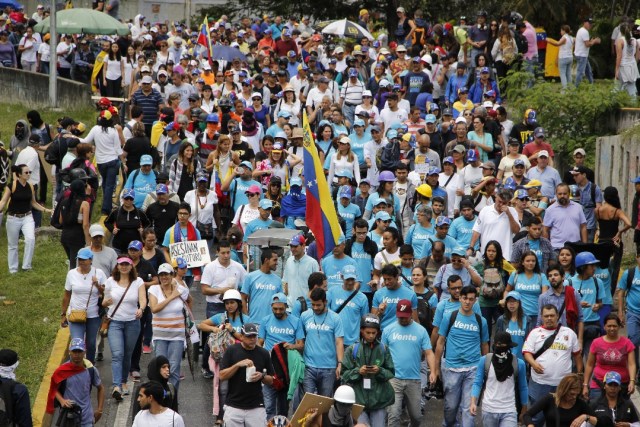 María Corina Machado: Hoy, 24 junio de 2017, los verdaderos libertadores están en la calle. Foto: Vente Venezuela