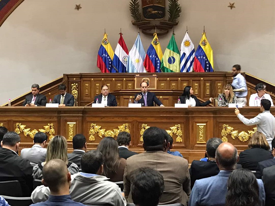 AN recibe Comisión del Parlamento del Mercosur para abordar la violación de DDHH en Venezuela