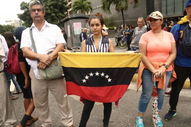 Trancazo en Altamira / Foto Will Jiménez -LaPatilla.com