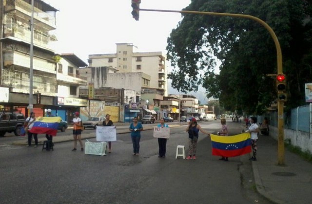 Plantón en Aragua / Foto @jeanfreddy