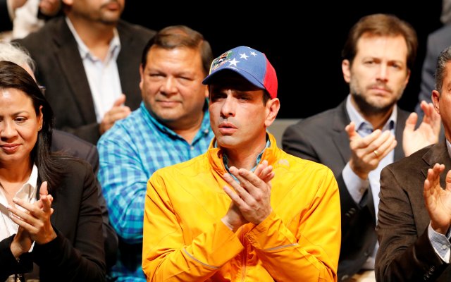 El gobernador del estado Miranda, Henrique Capriles. REUTERS/Carlos Garcia Rawlins