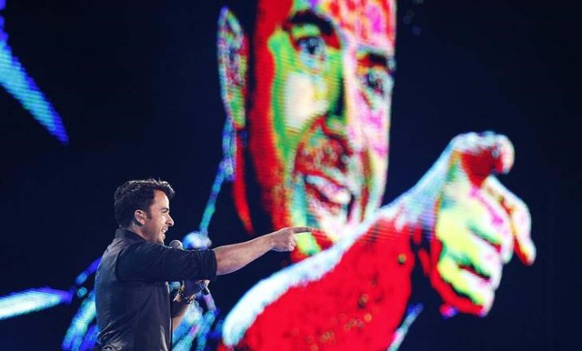 Foto de archivo del canta autor puertoriqueño Luis Fonsi. 22 de febrero de 2015. REUTERS/Eliseo Fernandez