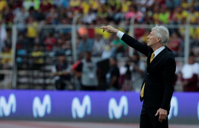 El entrenador de la selección colombiana de fútbol, José Pekerman. REUTERS/Marco Bello