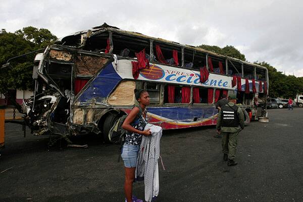 Volcamiento de autobús dejó 5 fallecidos / Foto: Credito @jchernandez69