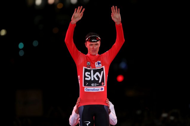 El ciclista británico del equipo Sky, Chris Froome. REUTERS/Susana Vera