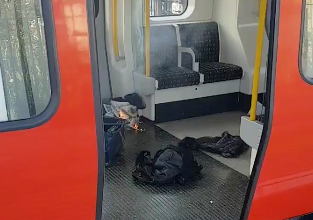 La “bola de fuego” que recorrió un tren de Londres