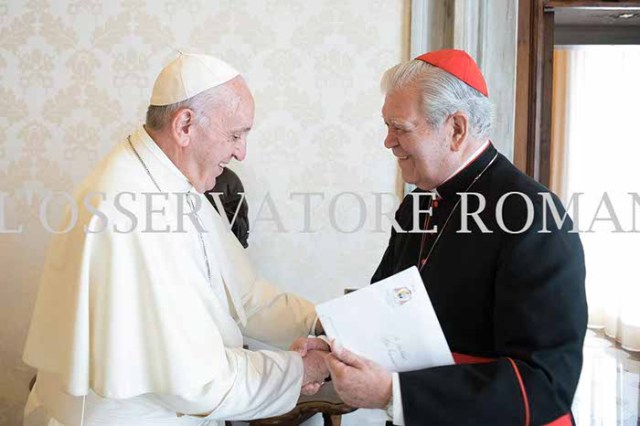 Papa Francisco y Jorge Urosa Savino  (1)