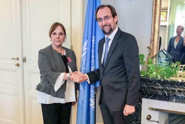 Mitzy Capriles de Ledezma en la ONU