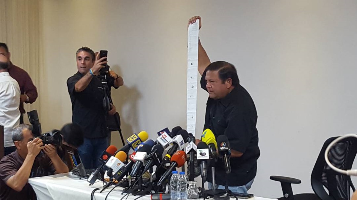 Andrés Velásquez desmiente al CNE: El sistema electoral venezolano no es confiable