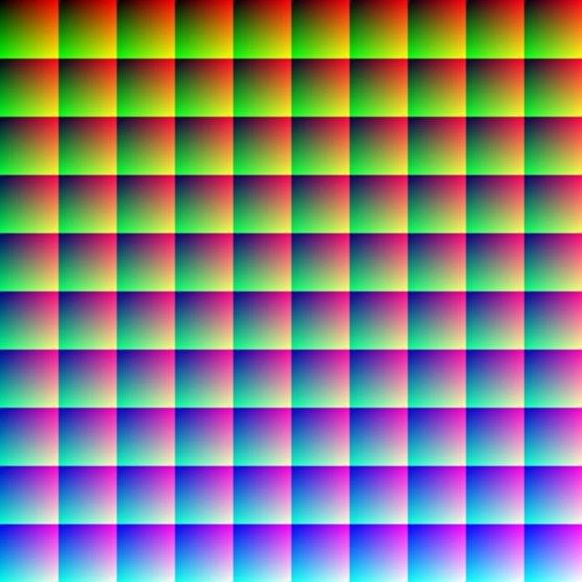 Un millón de colores. Cada píxel de esta imagen tiene un color diferente. 