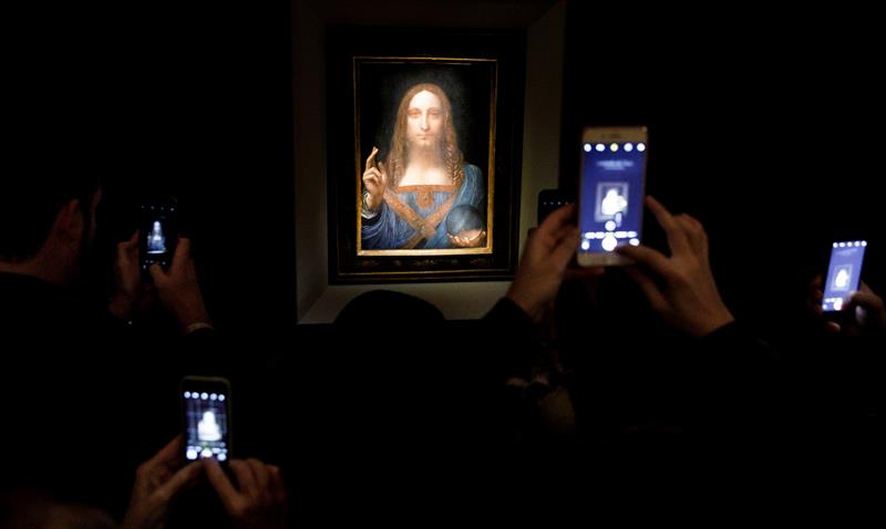 Un Da Vinci se subasta por 450 millones de dólares, un récord mundial (Fotos)