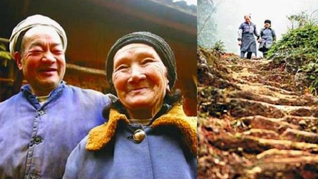 El hombre que construyó 6.000 escalones para vivir con el amor de su vida