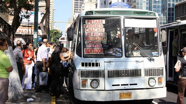 El pasaje costará 1.000 bolívares desde este lunes