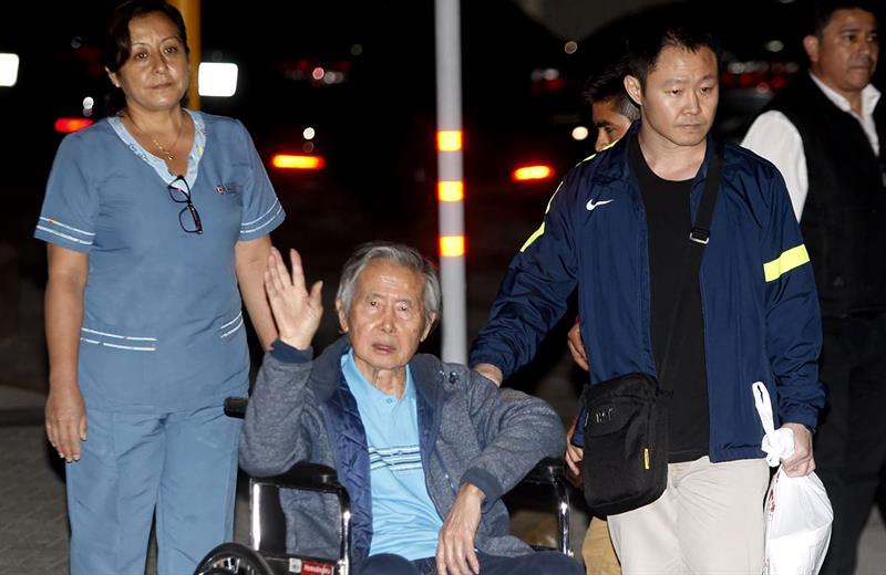 Alberto Fujimori recibe el alta médica y pide mesura a nivel político