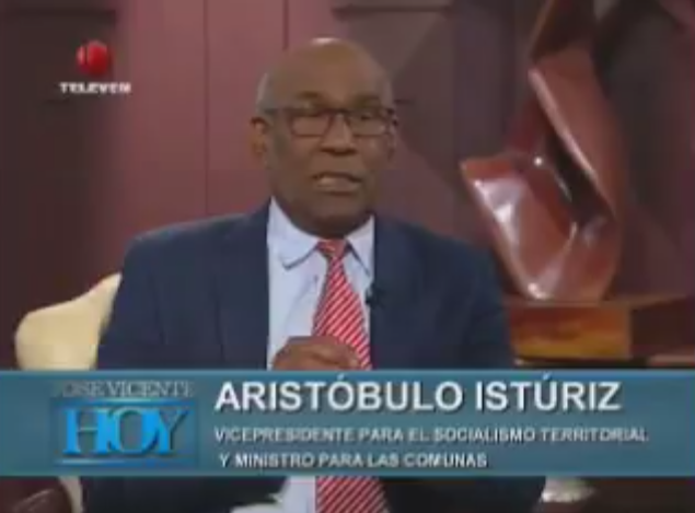 Aristóbulo Istúriz admite que se agotó el sistema petrolero que regía Venezuela