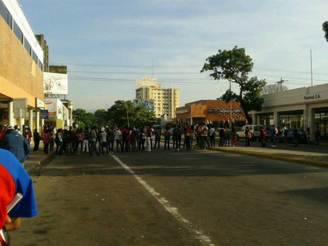 protesta universidad carabobo