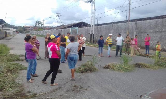 Foto: Protesta por fallas en el servicio de agua en Acarigua / Cortesía 