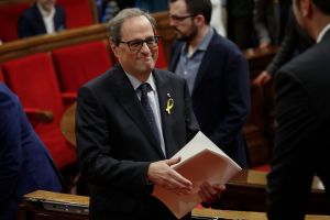 Catalán Torra urge a Gobierno español que acepte nombramiento de su Gabinete