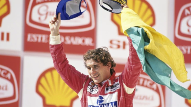 El piloto de Fórmula Uno, Ayrton Senna. Infobae