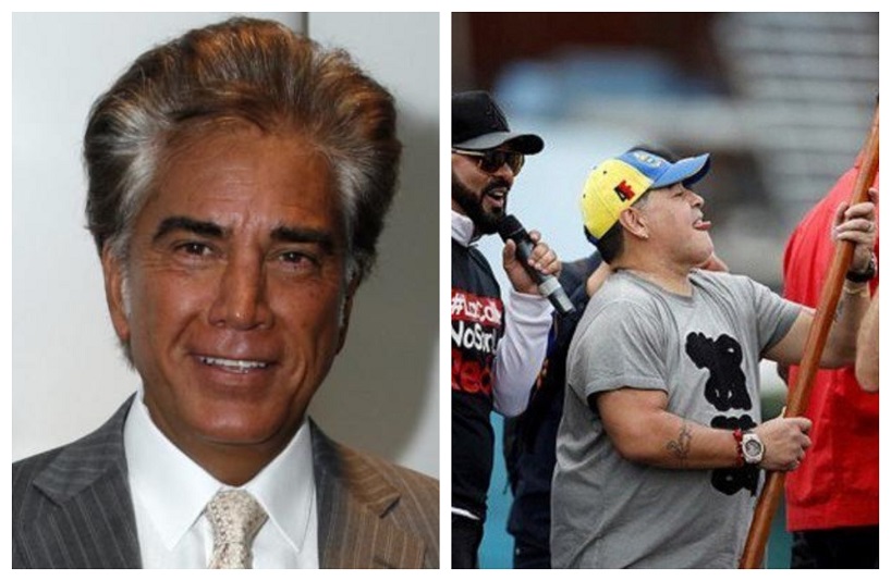 “El Puma” le da hasta con el tobo a Maradona y su ridículo baile en el cierre de campaña de Maduro