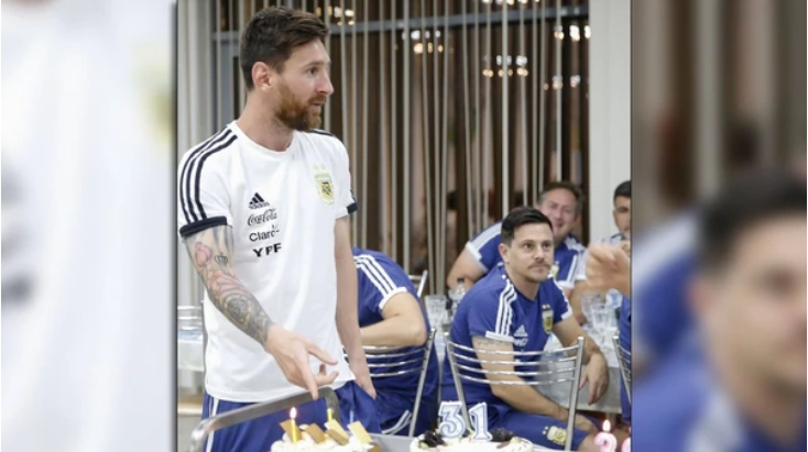 Así festejó Lionel Messi sus 31 años (Fotos)