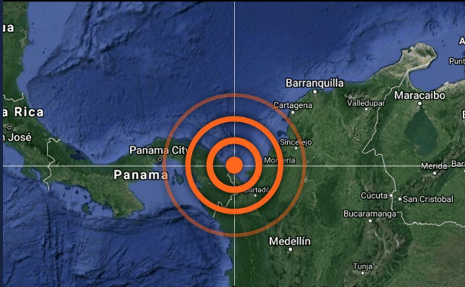Reportan sismo en Panamá