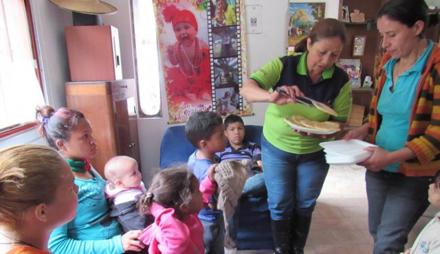 Cerrado refugio de caminantes venezolanos en Pamplona