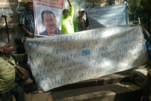 Extrabajadores de la Faja Petrolífera del Orinoco protestan por incumplimiento de pagos #7Ene