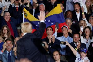 “Venezuela está en las puertas de un acontecimiento histórico”, dijo Donald Trump
