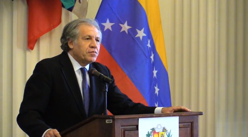 Almagro insta a la comunidad internacional a estar alerta ante cualquier intento de atentar contra Gauidó