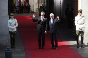 EN FOTOS: Presidentes de Sudamérica llegan al Palacio de La Moneda para cumbre inaugural de Prosur
