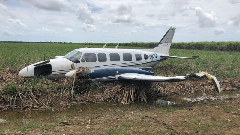 EN VIDEO: Encuentran avioneta venezolana abandonada en República Dominicana