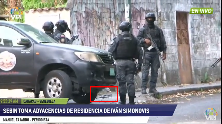Sebin y Faes utilizó un drone en los alrededores de la vivienda de Simonovis #16May (FOTO)
